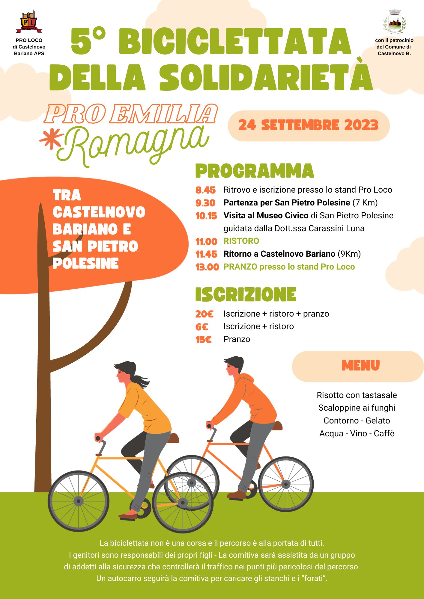 5° Biciclettata della solidarietà pro Emilia Romagna
