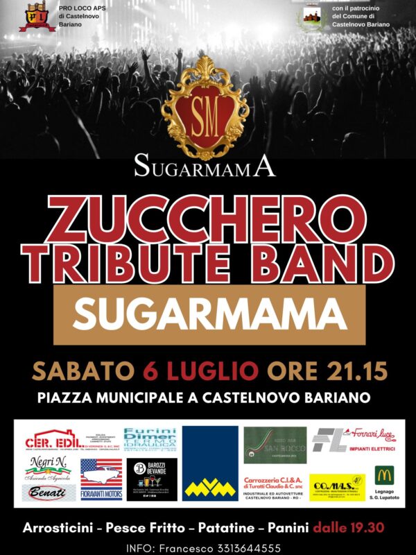 Zucchero tribute band - Sugar Mama