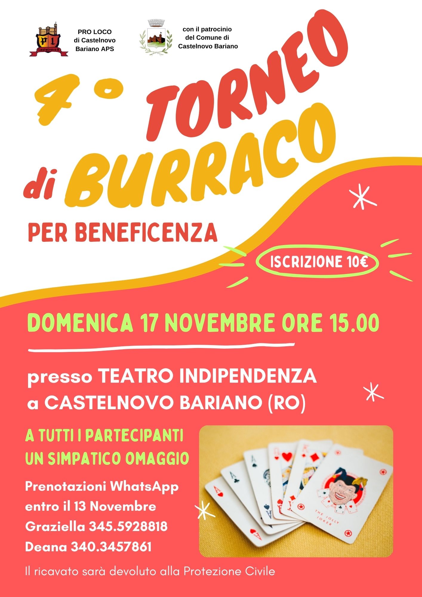 4° torneo di burraco a Castelnovo Bariano (RO)