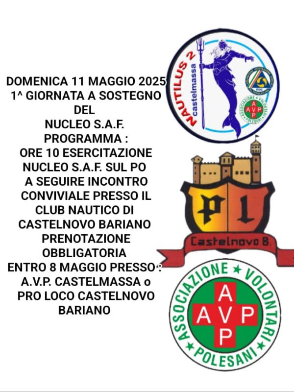 1^ giornata a sostegno del nucleo S.A.F.