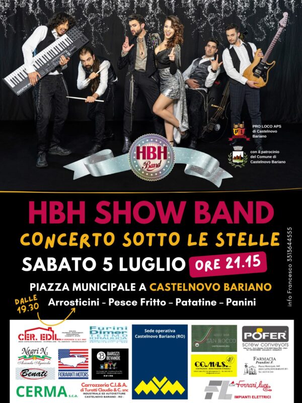 HBH Show Band Concerto sotto le stelle