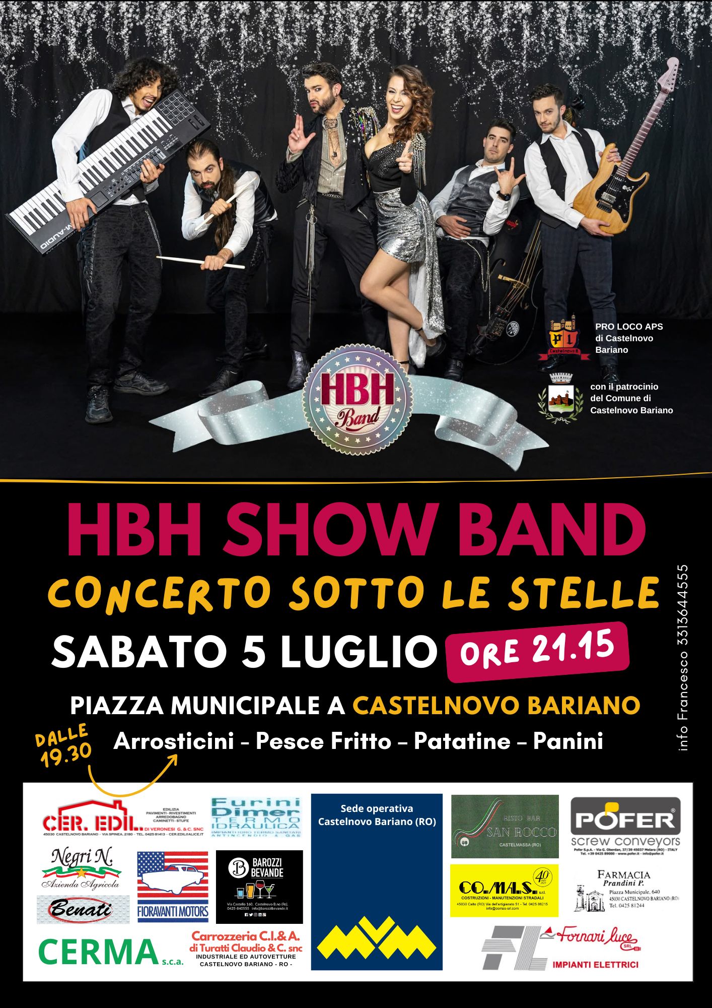 HBH Show Band Concerto sotto le stelle